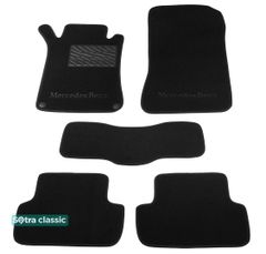 Двошарові килимки Sotra Classic Black для Mercedes-Benz CLK-Class (C209; A209) 2002-2010