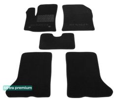 Двухслойные коврики Sotra Premium Black для Renault Dokker (mkI) 2012-2021