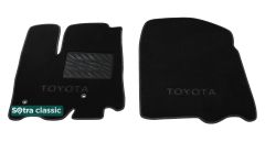 Двухслойные коврики Sotra Classic Black для Toyota Sienna (mkIII)(1 ряд) 2010-2012