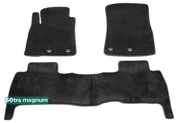 Двошарові килимки Sotra Magnum Black для Lexus LX (mkIII)(J200)(1-2 ряд) 2012-2016 - Фото 2