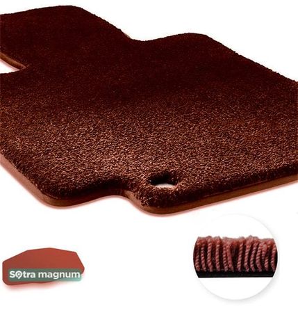 Двошарові килимки Sotra Magnum Red для Mercedes-Benz SLK-Class (R170)(багажник) 02/2000-2004 - Фото 1