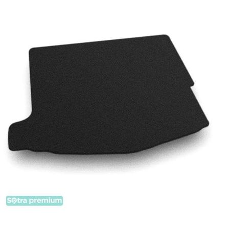 Двошарові килимки Sotra Premium Black для Honda Civic (mkIX)(FK)(хетчбек)(із сабвуфером)(багажник) 2011-2017 - Фото 1