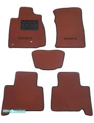 Двухслойные коврики Sotra Premium Terracotta для Toyota Land Cruiser Prado (J120)(1-2 ряд) 2002-2009