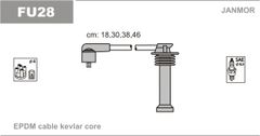 Дроти запалювання Janmor FU28 для Ford Cougar 2.0 16V (EDBA / EDBB / EDBC / EDBD); Mazda 121 1.25