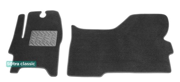 Двухслойные коврики Sotra Classic Grey для Iveco Daily (mkVI)(1 ряд) 2014-2019 - Фото 1