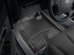 Коврики Weathertech Black для Hyundai Santa Fe (mkII)(2 fixings)(1 row) 2007-2009 - Фото 2