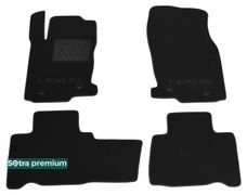 Двухслойные коврики Sotra Premium Black для Lexus NX (mkI) 2014-2021 - Фото 1
