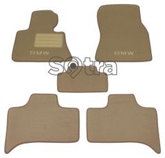 Двошарові килимки Sotra Custom Premium Beige для BMW X5 (E53) 1999-2006