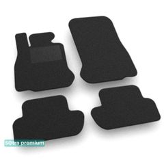 Двошарові килимки Sotra Premium Black для BMW 6-series (F12/F13)(купе і кабріолет) 2011-2019