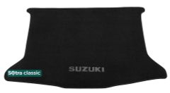 Двухслойные коврики Sotra Classic Black для Suzuki SX4 (mkI)(багажник) 2006-2014