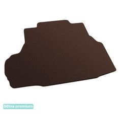 Двошарові килимки Sotra Premium Chocolate для Chevrolet Epica (mkI)(багажник) 2006-2015