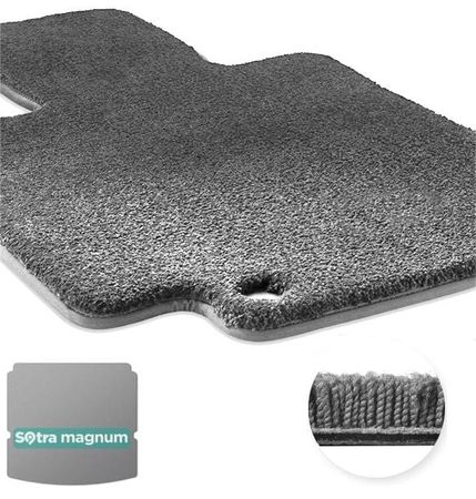 Двошарові килимки Sotra Magnum Grey для Ford Galaxy (mkIII)(7 місць)(багажник) 2015-2022 - Фото 1