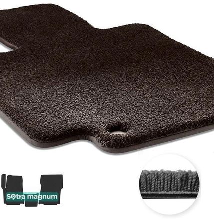 Двошарові килимки Sotra Magnum Black для Hyundai Staria (mkI)(1 ряд) 2021→ - Фото 1