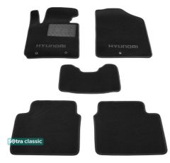 Двошарові килимки Sotra Classic Black для Hyundai Veloster (mkI) 2011-2018