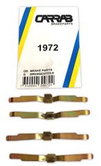 Ремкомплект передніх гальмівних колодок WP (Carrab) 1972 для Renault R4, R1128, R2370, R5, R1221, R1222, R1224, R1225, R1226,