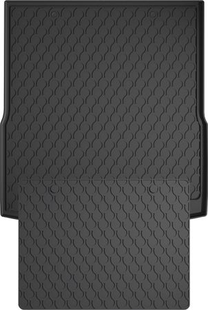 Гумовий килимок у багажник Gledring для Volkswagen Passat (B6-B7)(універсал) 2005-2014 (багажник із захистом) - Фото 1