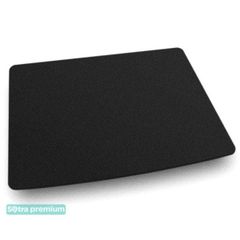 Двухслойные коврики Sotra Premium Black для Skoda Kamiq (mkI)(верхнее положение)(багажник) 2019→
