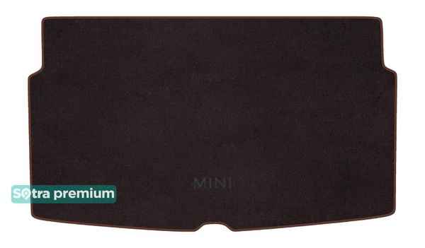Двошарові килимки Sotra Premium Chocolate для Mini Paceman (mkI)(R61)(верхній)(багажник) 2012-2016 - Фото 1