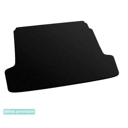 Двошарові килимки Sotra Premium Black для Renault Megane (mkII)(седан)(багажник) 2002-2009 - Фото 1