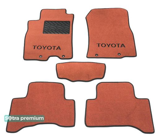 Двухслойные коврики Sotra Premium Terracotta для Toyota FJ Cruiser (mkI) 2006-2014 - Фото 1