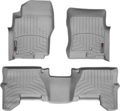 Коврики WeatherTech Grey для Nissan Pathfinder (mkIII) / Xterra (N50)(1-2 row)(3 fixing) 2008-2015 (USA)