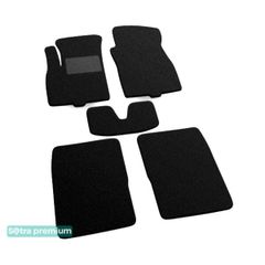 Двошарові килимки Sotra Premium Black для Fiat Panda (mkII) 2004-2012