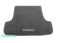 Двухслойные коврики Sotra Premium Grey для Mitsubishi Pajero Sport (mkI)(багажник) 1996-2008