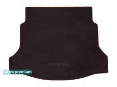 Двошарові килимки Sotra Premium Chocolate для Honda Civic (mkX)(хетчбек)(з запаскою)(нижній)(багажник) 2015-2021