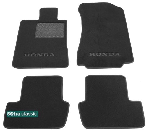 Двошарові килимки Sotra Classic Black для Honda Legend (mkIV)(без кліпс) 2009-2012 - Фото 1