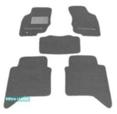 Двошарові килимки Sotra Classic Grey для Toyota Hilux (mkVII) 2011-2015