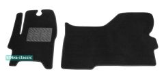 Двухслойные коврики Sotra Classic Black для Iveco Daily (mkVI)(1 ряд) 2014-2019