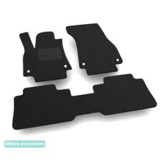 Двошарові килимки Sotra Premium Black для Audi e-tron (mkI)(4 кліпси) 2018→