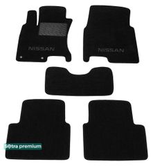 Двошарові килимки Sotra Premium Black для Nissan Qashqai (mkI) 2007-2013