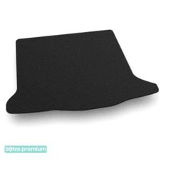 Двошарові килимки Sotra Premium Black для Dacia Sandero (mkII)(багажник) 2013-2020