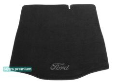 Двошарові килимки Sotra Premium Black для Ford Focus (mkII)(седан)(багажник) 2004-2007