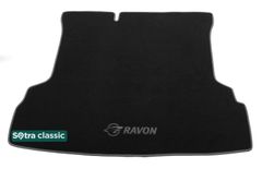 Двошарові килимки Sotra Classic Black для Daewoo Ravon R4 (mkI)(багажник) 2015→