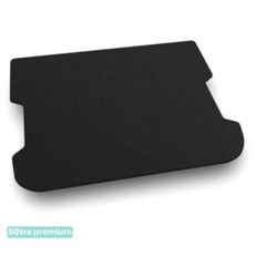 Двухслойные коврики Sotra Premium Black для Citroen C4 Picasso (mkI)(2 выреза)(багажник) 2006-2013