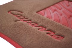 Двошарові килимки Sotra Custom Premium Terracotta для Porsche Cayenne (mkII) 2010-2017 - Фото 3