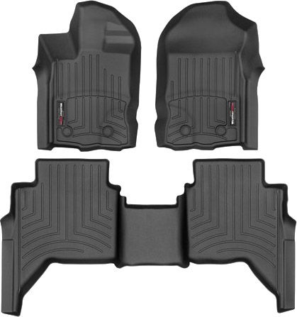 Коврики Weathertech Black для Ford Ranger (T6)(double cab) 2020-> (US) - Фото 1