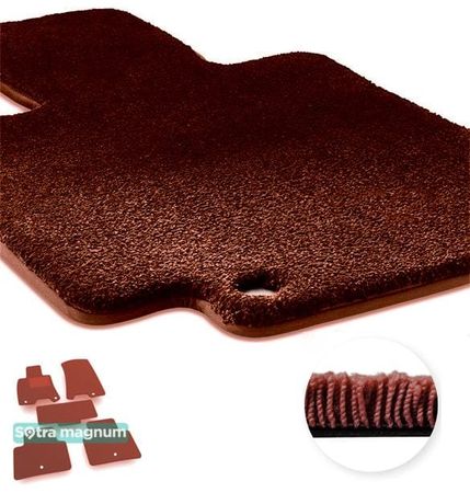 Двошарові килимки Sotra Magnum Red для Genesis GV70 (mkI) 2020→ - Фото 1