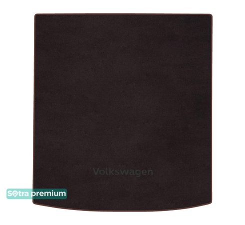 Двошарові килимки Sotra Premium Chocolate для Volkswagen Sharan (mkII)(багажник) 2010-2022 - Фото 1