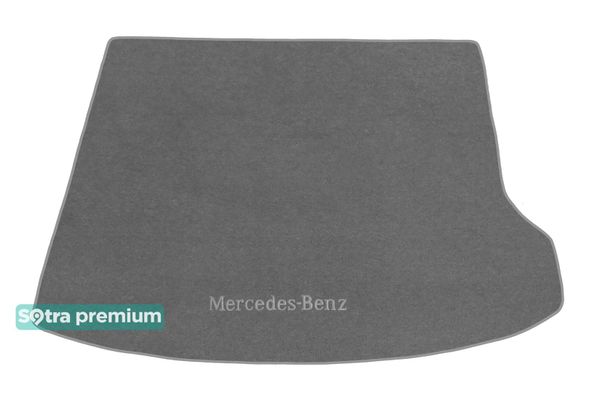 Двошарові килимки Sotra Premium Grey для Mercedes-Benz R-Class (W251)(багажник) 2006-2012 - Фото 1