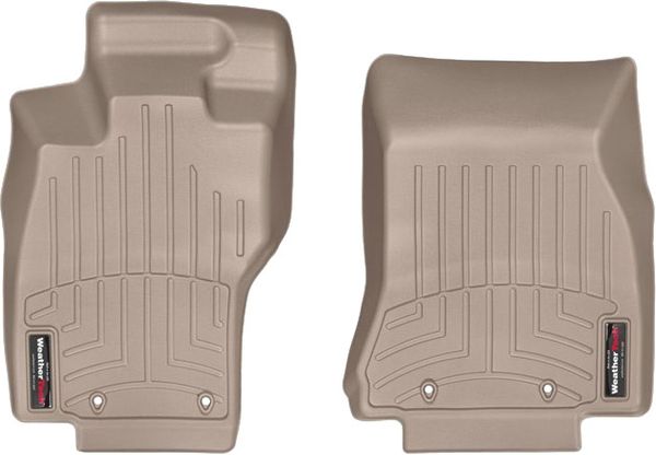 Коврики Weathertech Beige для Jaguar XF (X250)(AWD)(4 fixing hooks)(1 row) 2008-2015 - Фото 1