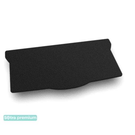 Двошарові килимки Sotra Premium Black для Citroen C1 (mkI-mkII)(багажник) 2005-2022 - Фото 1