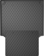 Гумовий килимок у багажник Gledring для BMW X5 (G05)(5 місць.) 2018→ (багажник із захистом)