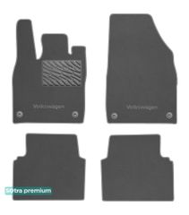 Двухслойные коврики Sotra Premium Grey для Volkswagen ID.3 (mkI) 2019→