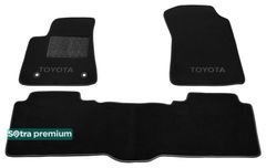 Двухслойные коврики Sotra Premium Black для Toyota Tundra (mkII) 2014-2022