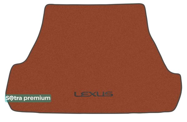 Двошарові килимки Sotra Premium Terracotta для Lexus LX (mkIII)(J200)(5 місць)(багажник) 2007-2015 - Фото 1