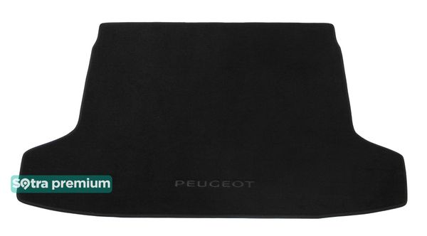 Двошарові килимки Sotra Premium Graphite для Peugeot 508 (mkI)(седан)(не гібрид)(багажник) 2010-2018 - Фото 1