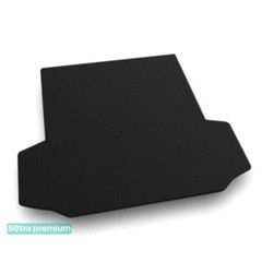 Двошарові килимки Sotra Premium Black для BMW 6-series (G32)(Gran Turismo)(багажник) 2017→